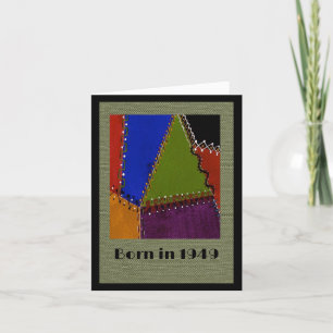 Född 1949 roligt faktauppgifter Greeting Card Kort