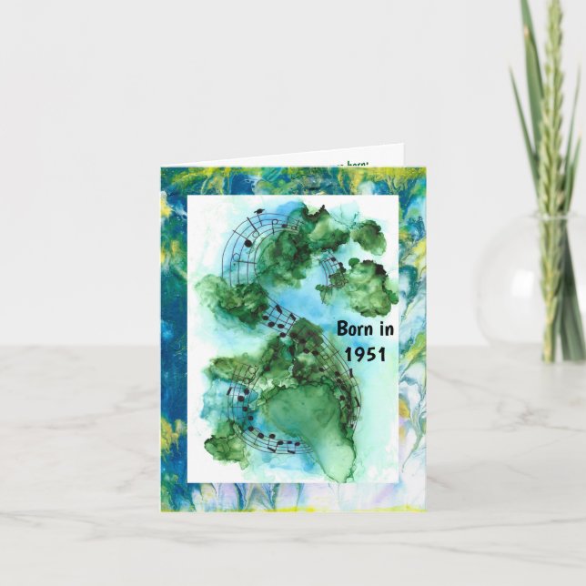Född 1951 roligt kort (Framsida)