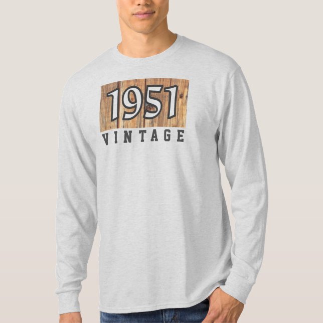 Född 1951 t shirt (Framsida)
