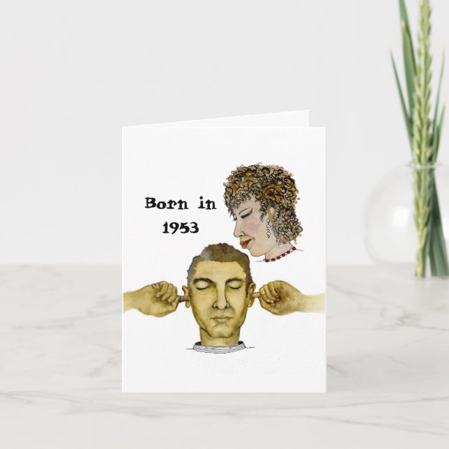 Född 1953 roligt kort (Framsida)