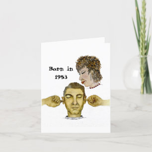 Född 1953 roligt kort