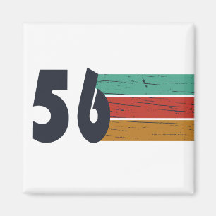 Född 1956 vintage 70-årsfest magnet