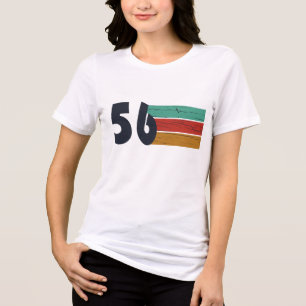 Född 1956 vintage 70-årspresent t shirt