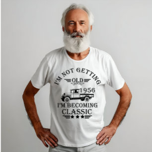 Född 1956 vintagens födelsedagspresent i manar t shirt