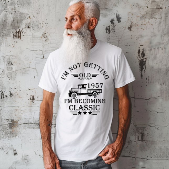 född 1957, vintage födelsedag t shirt (Skapare uppladdad)