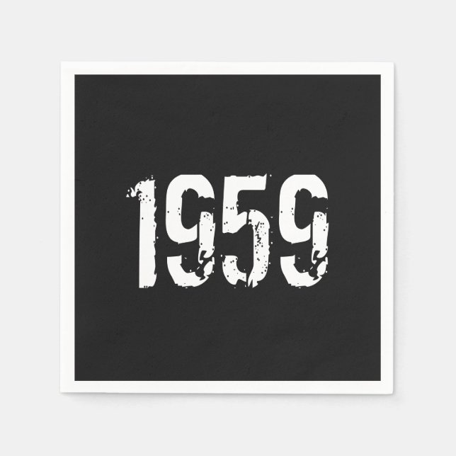 Född 1959 pappersservett (Framsidan)