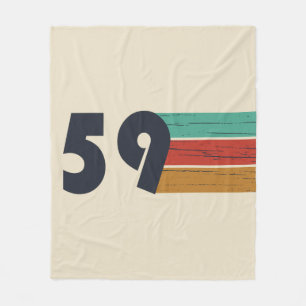 född 1959, vintagens födelsedag fleecefilt