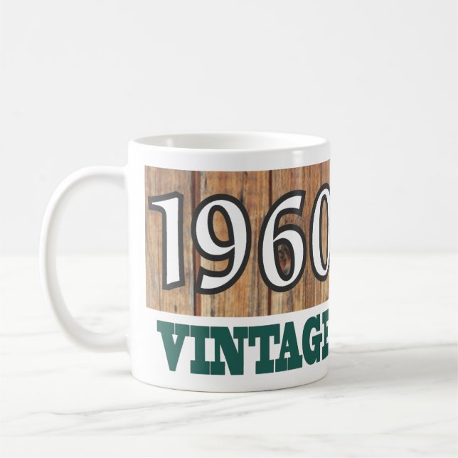 Född 1960 - Födelsedagsfirande Kaffemugg (Vänster)
