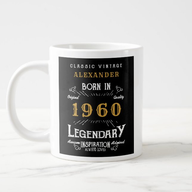 Född 1960 jumbo mugg (Vänster)
