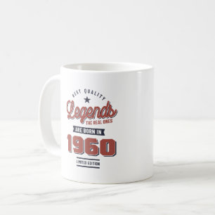 Född 1960 kaffemugg