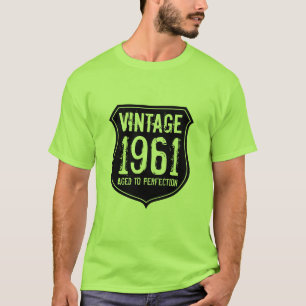 Född 1961 åldras till perfektion av skjorta man t-shirt