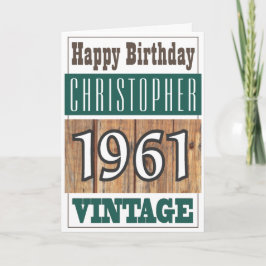 Född 1961 i Hälsning-kort Kort