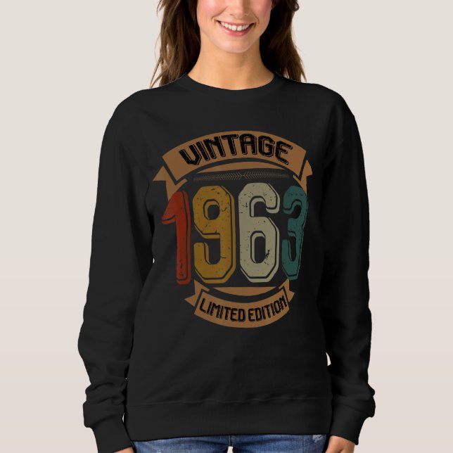 Född 1963 Vintage T Shirt (Framsida)