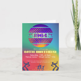 Född 1964 födelsedagsinbjudan inbjudan