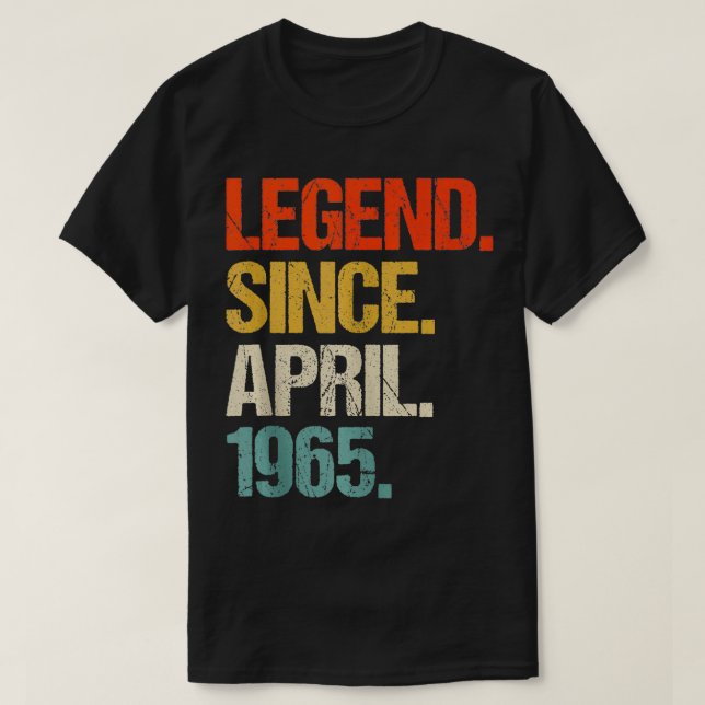 Född 1965 59 år gammal 1965 59 t shirt (Design framsida)