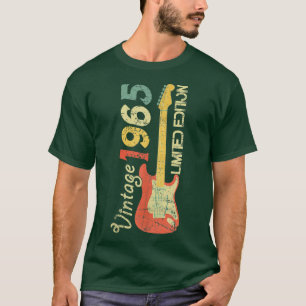 Född 1965,Acustic Electric Bass Guitar Music Bi T Shirt