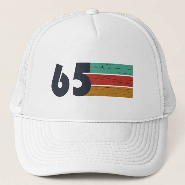 Född 1965 vintage 60 födelsedagspresent keps (Framsida)