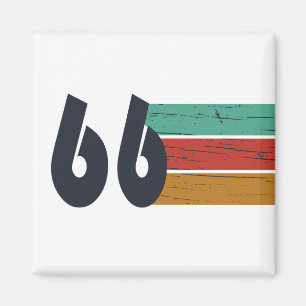 Född 1966 års vintage 60-årsfest magnet