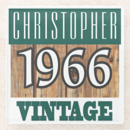 Född 1966 Personlig Underlägg glas