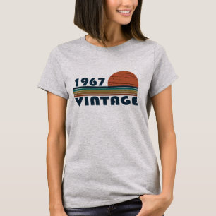 Född 1967 vintagens födelsedagspresent t shirt