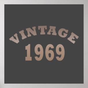 Född 1969 vintage Classic Poster