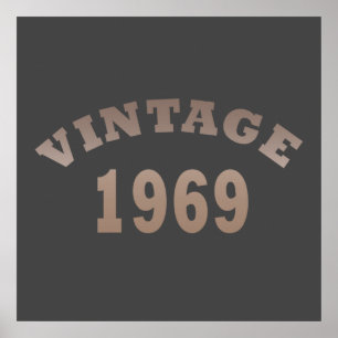 Född 1969 vintage klassiker poster