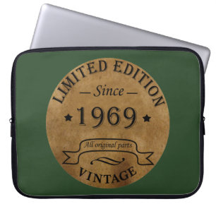 Född 1969 vintagens födelsedag laptop fodral
