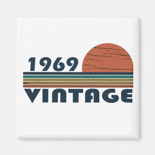 Född 1969 vintagens födelsedag magnet