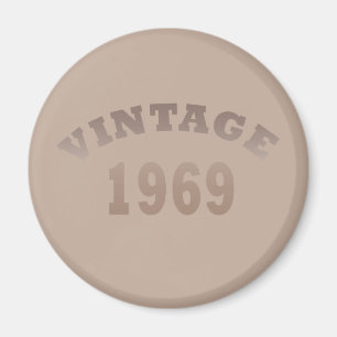 Född 1969 vintagens födelsedag magnet