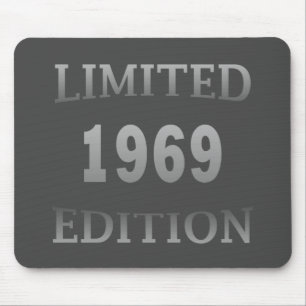 född 1969, vintagens födelsedag musmatta
