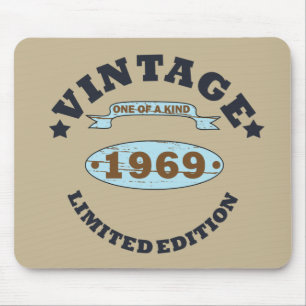 Född 1969 vintagens födelsedagspresent musmatta