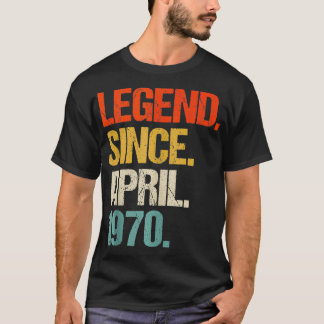 Född 1970 54 år gammal 1970 54:e födelsedag t shirt