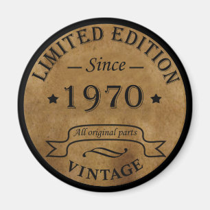 Född 1970 vintage magnet