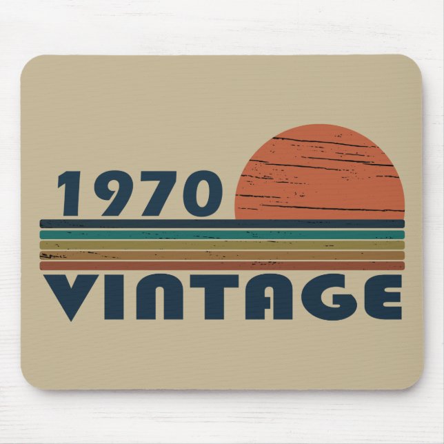 Född 1970 vintage musmatta (Framsidan)