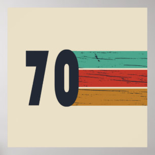 Född 1970 vintage poster