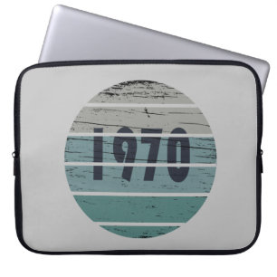 Född 1970 vintages födelsedagspresent laptop fodral