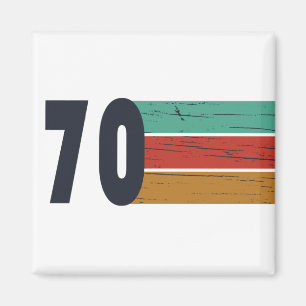 Född 1970 vintages födelsedagspresent magnet