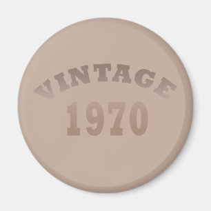 Född 1970 vintages födelsedagspresent magnet