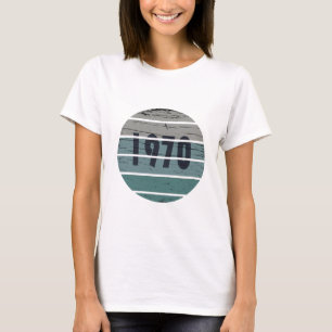 Född 1970 vintages födelsedagspresent t shirt