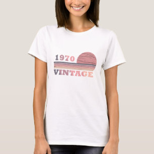 Född 1970 vintages födelsedagspresent t shirt