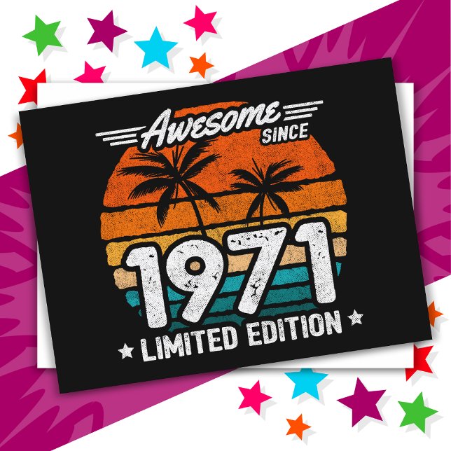 Född 1971 Begränsad utgåva Retro Awesome sedan 197 Vykort (Skapare uppladdad)