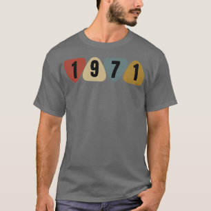 Född 1971 i Guitarist Gitarr Plektrum Music Birthd T Shirt