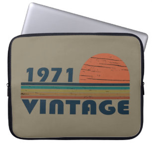 Född 1971 vintagens födelsedag laptop fodral