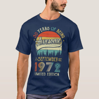 Född 1972 50:e födelsedagen 1972 50 t shirt