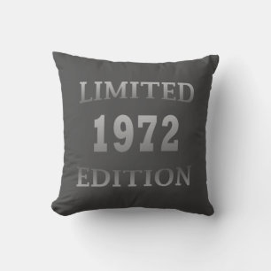 född 1972, begränsad födelsedag kudde