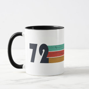 född 1972, födelsedagspresent på vintagen mugg