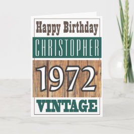 Född 1972 i Hälsning-kort Kort