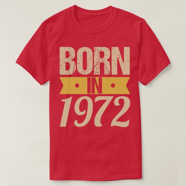 Född 1972 t shirt (Design framsida)