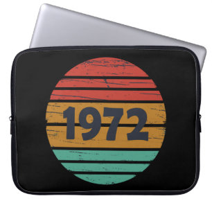 Född 1972 vintagens födelsedagspresent laptop fodral