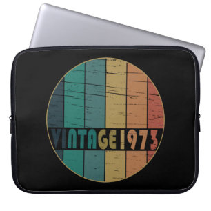 född 1973 vintagens födelsedagspresent laptop fodral